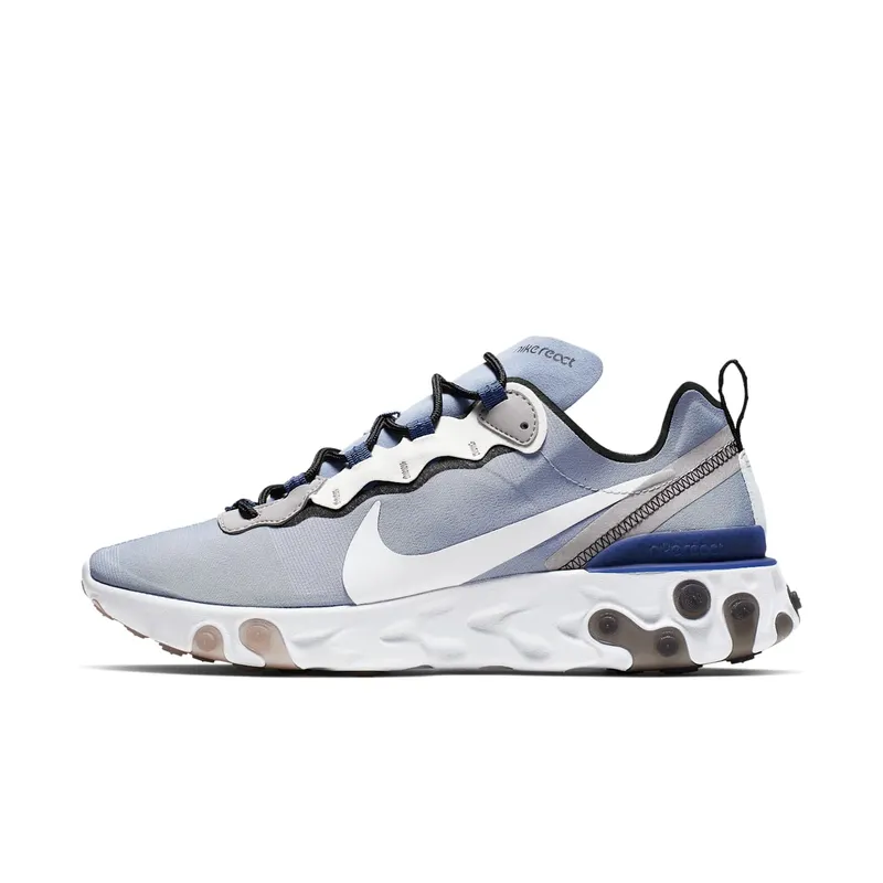 Nike React Element 55 Indigo Fog Mystic Navy Indigo Fog/Mystic Navy-Half Blue-White (BQ6166-402)