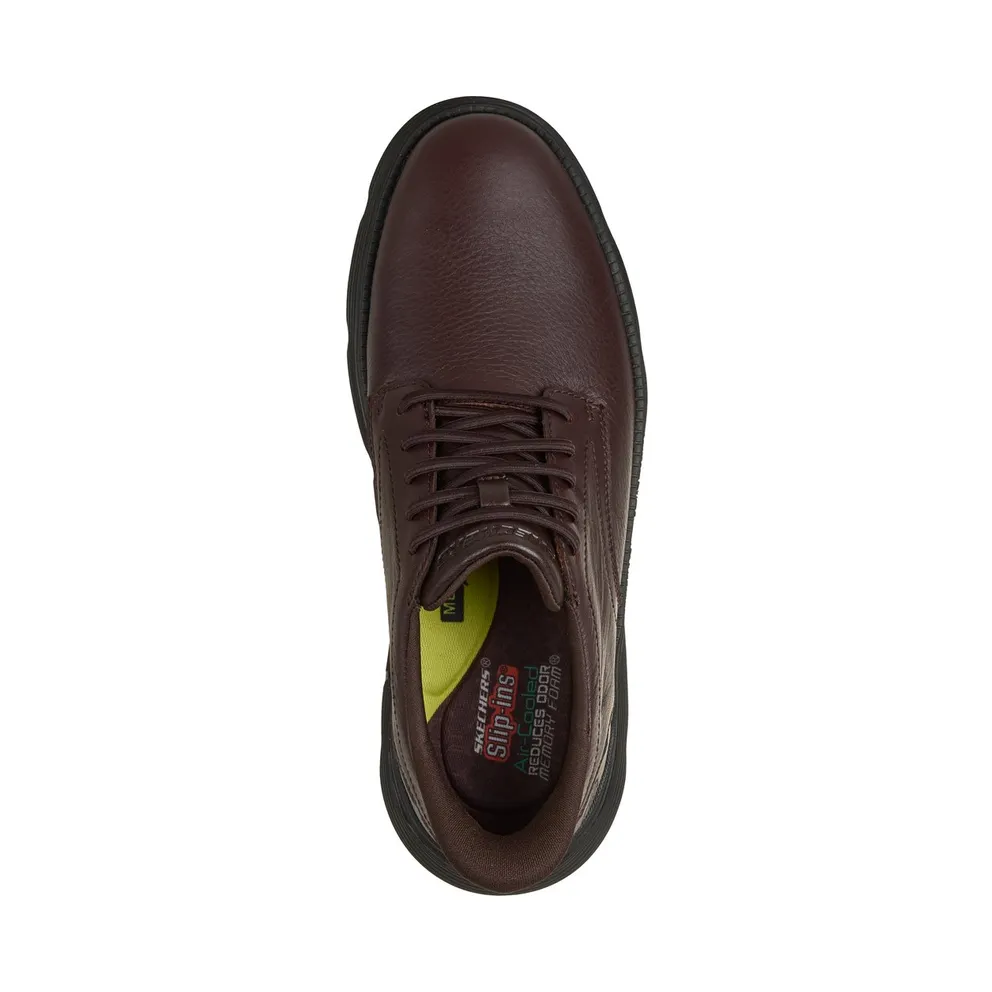 Skechers Slip-ins: Garza “Duran Sneaker Red / Brown” (205353RDBR)