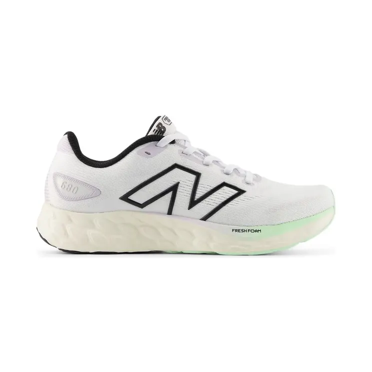 New Balance Fresh Foam 680v8 White Grey Matter Taro (W680CW8)