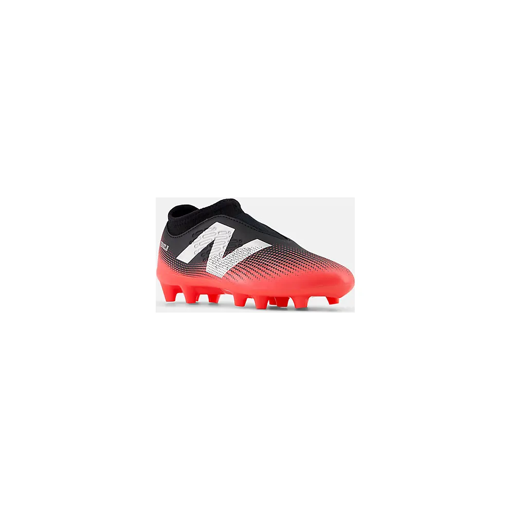 New Balance Tekela Magique V4+ Junior FG Black Energy Red Metallic Silver (GS/PS) (SJT3FR45)