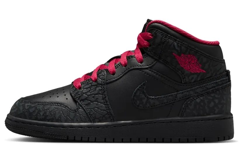 Nike Air Jordan 1 Mid SE “Black / Tough Red” (IX3528-010)
