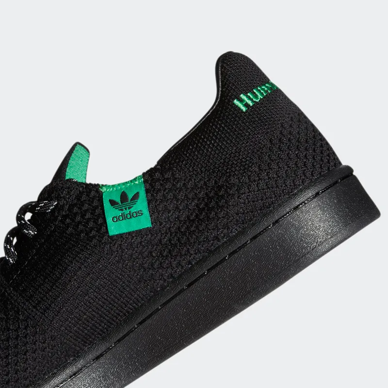 adidas Pharrell Williams Primeknit Superstar Core Black / Core Black / Vivid Green (GX0195)