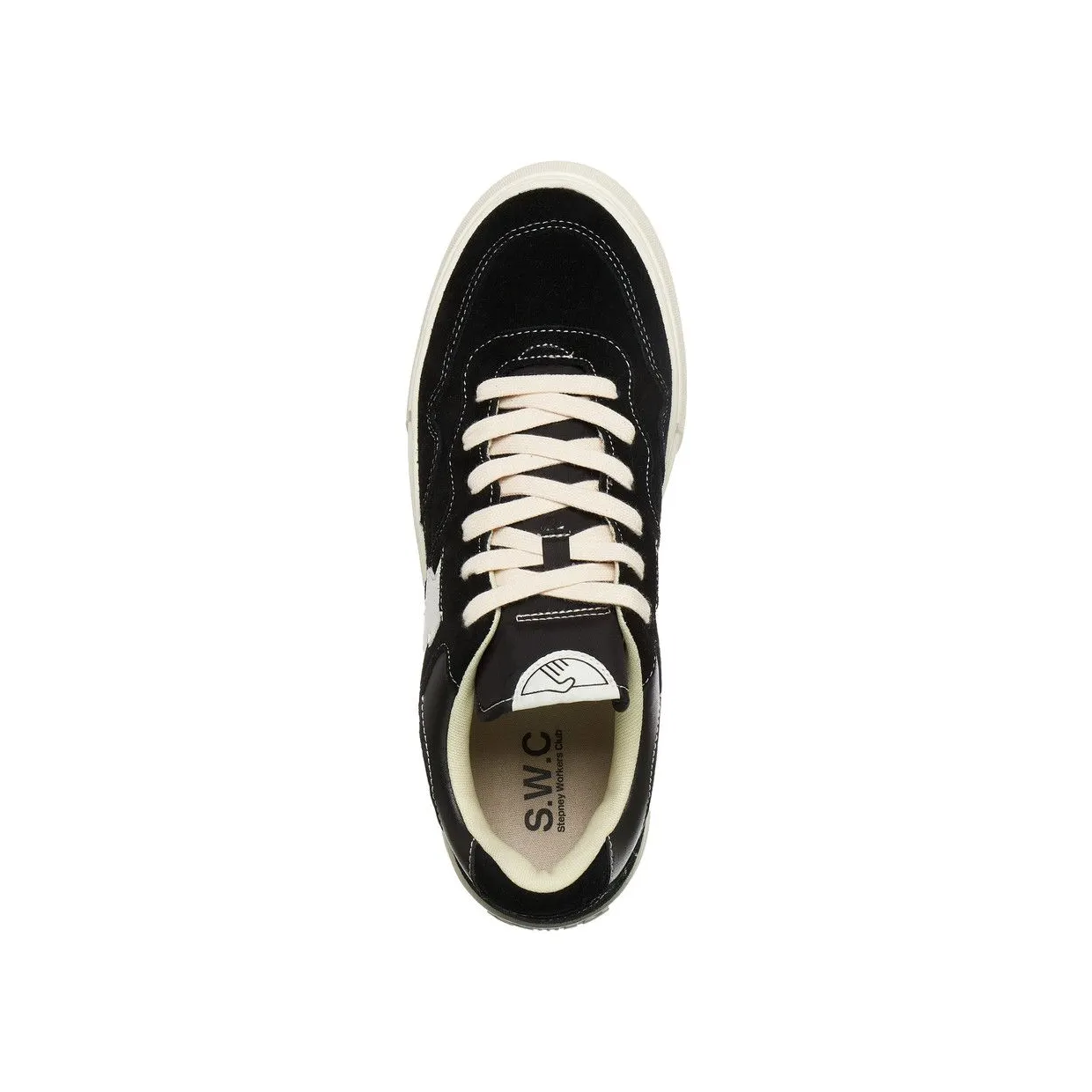Stepney Workers Club Pearl S-Strike Suede Black / White (YA09015) (4)