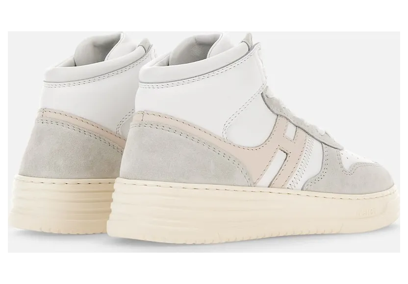 Sneakers Hogan H630 High Top Silver Ivory (HXW6300EU40ODZ0ZS5) (2)