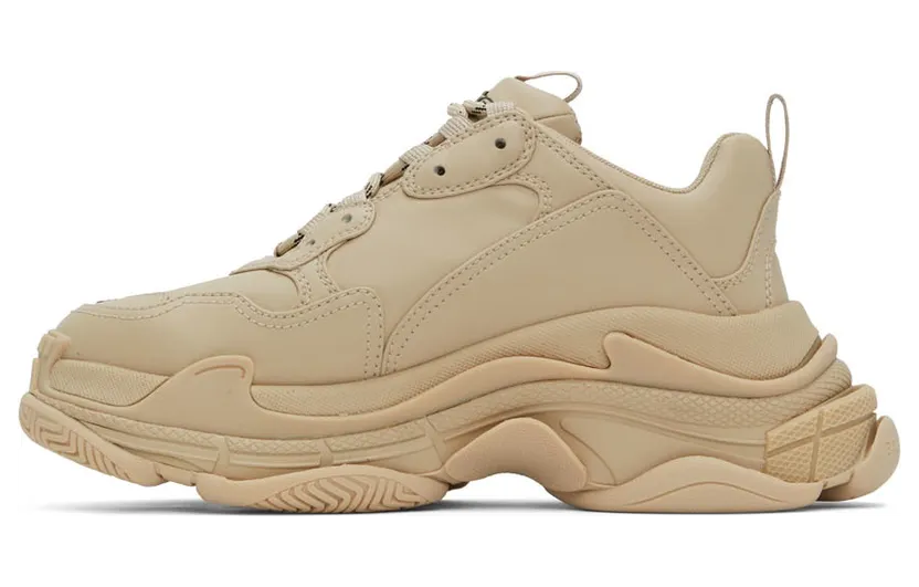 Balenciaga Beige Triple S Low-Top Sneakers (536737-W2FA5-9700) (3)