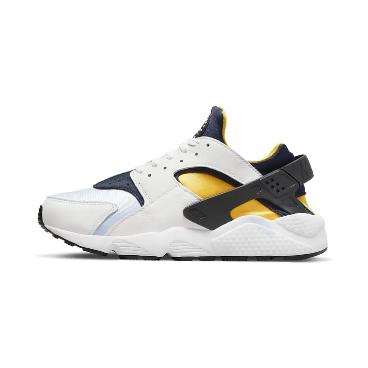Nike Air Huarache Michigan “White / Midnight Navy / Black / Varsity Maize” (DD1068-107)
