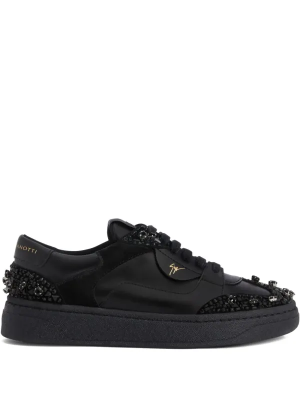 Giuseppe Zanotti GZ94 sneakers with geborduurde stras – Black (RW50028001)