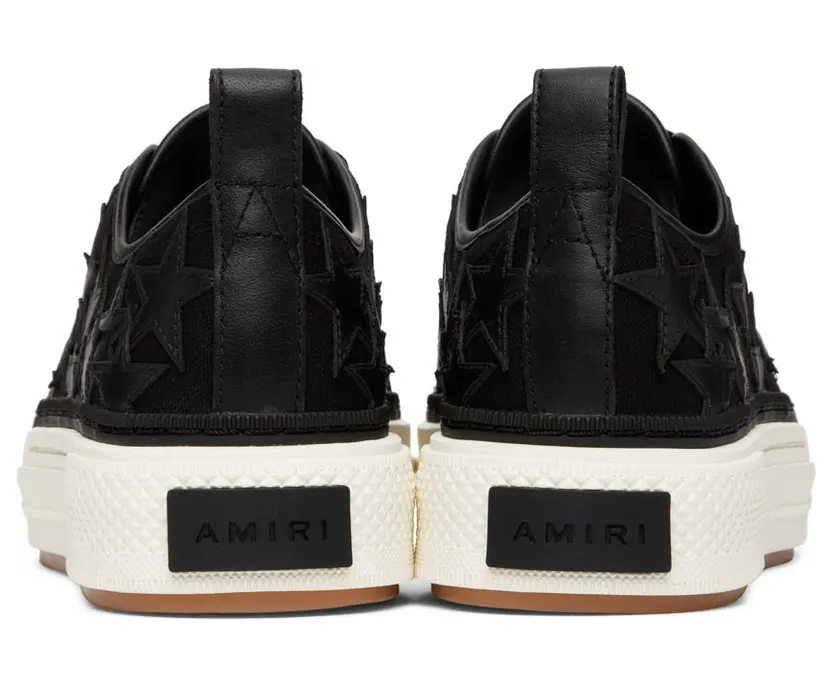 AMIRI Black Stars Court Low-Top Sneakers (PF22MFS014-004) (2)