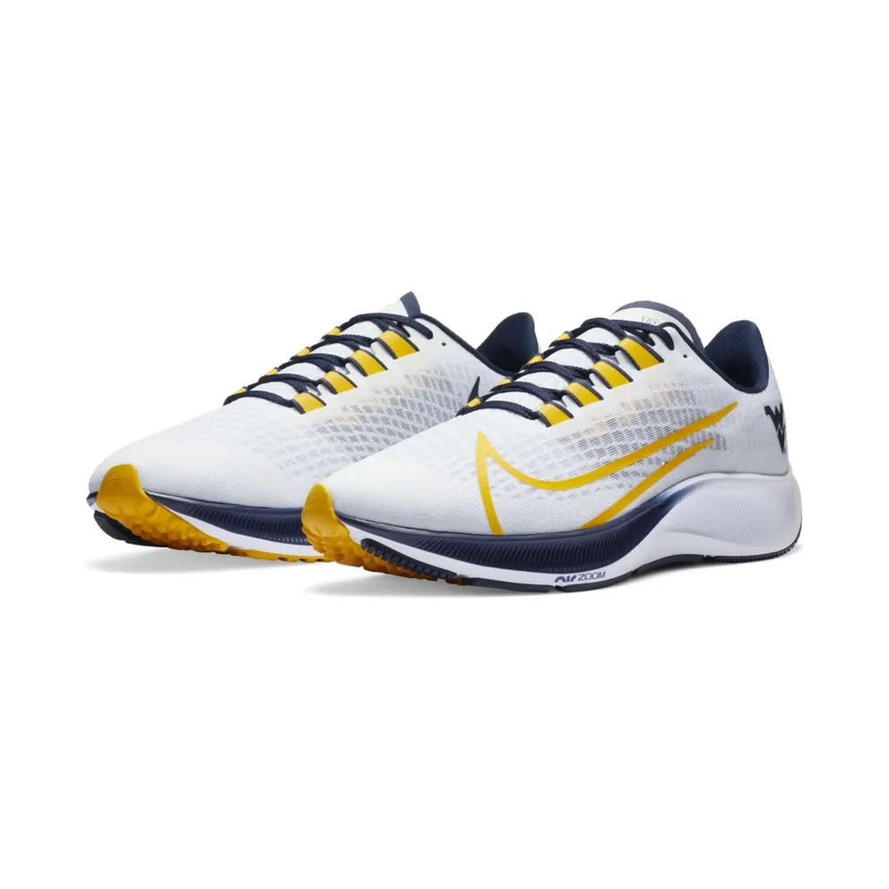Nike Air Zoom Pegasus 37 West Virginia White/Pure Platinum-College Navy-University Gold (CZ5397-100)