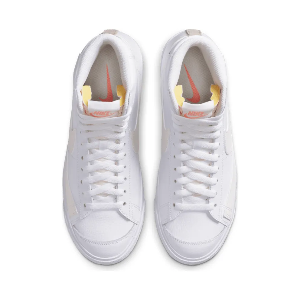 Nike Blazer Mid 77 White Sail Metallic Gold (W) White/Sail-Metallic Gold-Atomic Pink (DC1421-100)