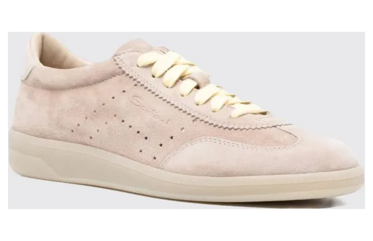 Santoni Suede Sneakers Nude (WBPL61340ISLTKSNE40)