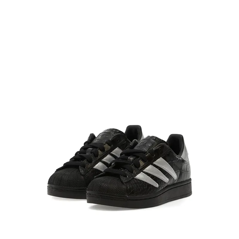 Adidas Superstar II Silver-tone Stripes “Black/Silver” (HQ9303)