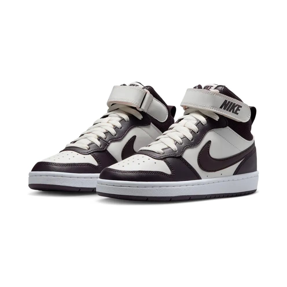 Nike Court Borough Mid 2 Sail White Burgundy Ash (CD7782-126)