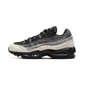 Nike Comme des Garcons x Air Max 95 Grey “White / Dark Charcoal / Light Graphite / Black” (CU8406-101)