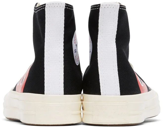 Comme des Garçons Play Black Converse Edition Half Heart Chuck 70 High (K112)