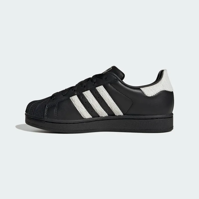 Adidas SUPERSTAR II Shoes Core Black / Off White / Gold Metallic (KI3574)