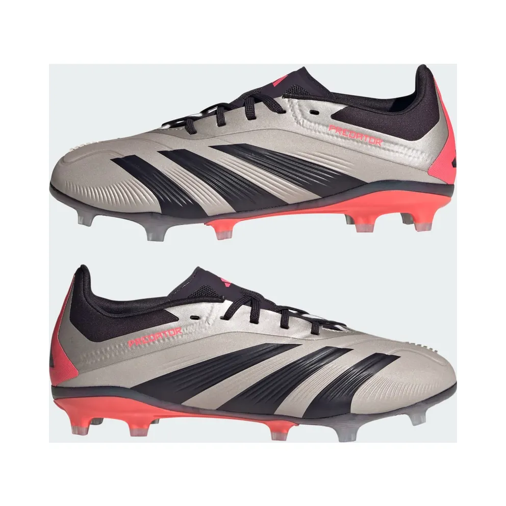 adidas Predator Elite FG Platinum Metallic Aurora Black Carbon (IF6361)