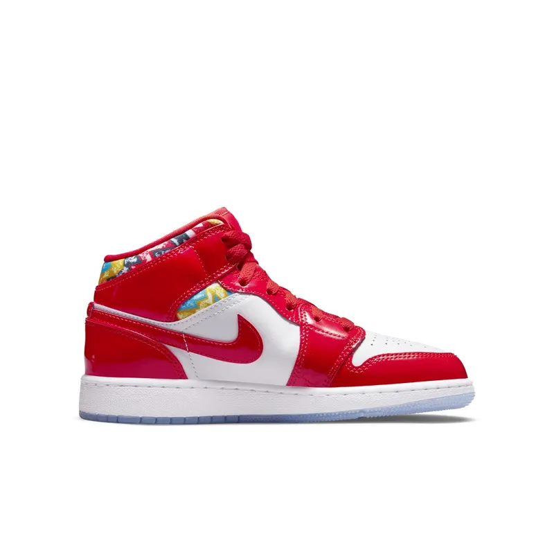 Air Jordan 1 Mid SE Barcelona Sweater (GS) (DC7248-600)