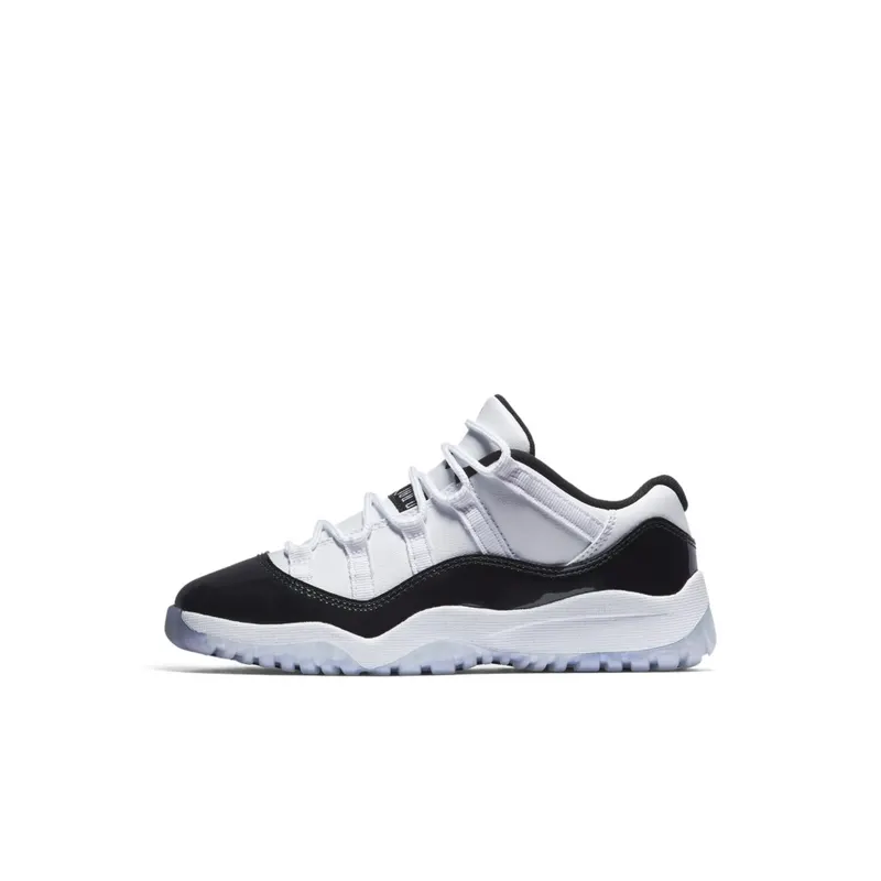 Jordan 11 Retro Low Iridescent (PS) White/Black-Emerald Rise (505835-145)