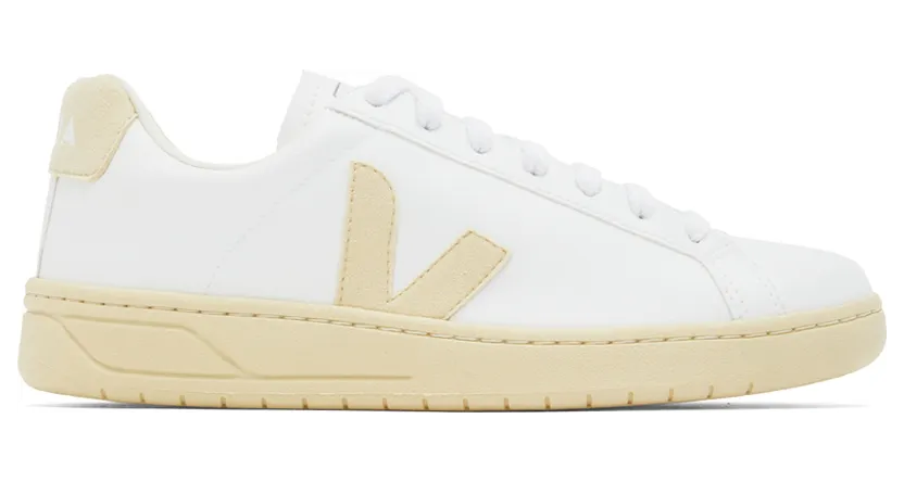 Veja White & Beige Urca Vegan Sneakers (UC0702819)