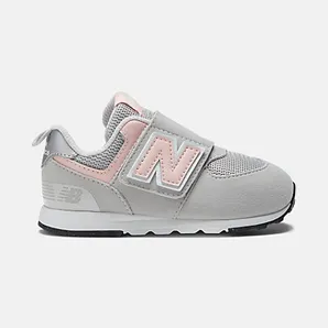 New Balance 574 Hook and Loop Rain Cloud Pink Haze (NW574PK)