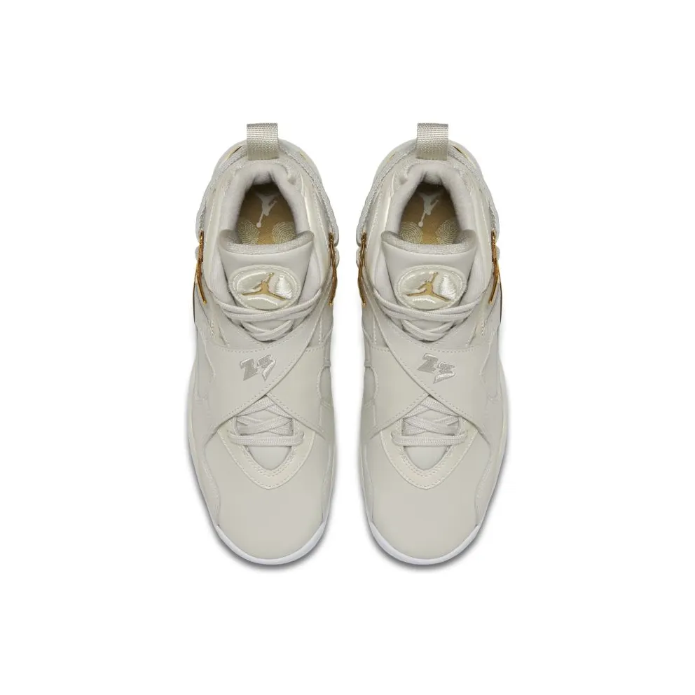 Jordan 8 Retro Champagne (GS) Light Bone/Metallic Gold-White (833378-030)
