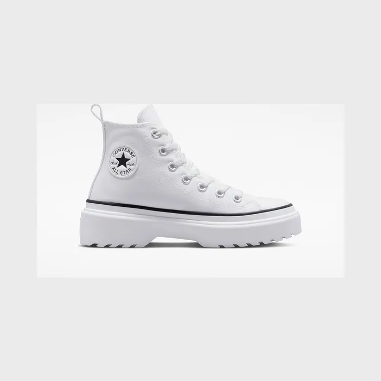 Converse Chuck Taylor All Star Lugged Lift Platform Canvas Wit/wit/zwart