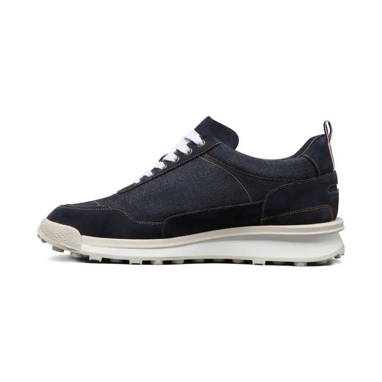 Thom Browne Selvedge denim Tech Runner Alumni “Blue” (MFD271BF1101)