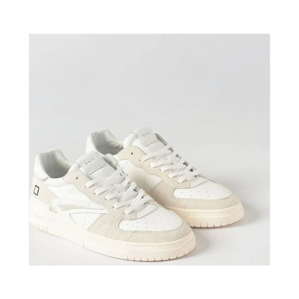 D.A.T.E D. A.T. E. Torneo Pure Basic Leather White 1 (M441TPBAWH)