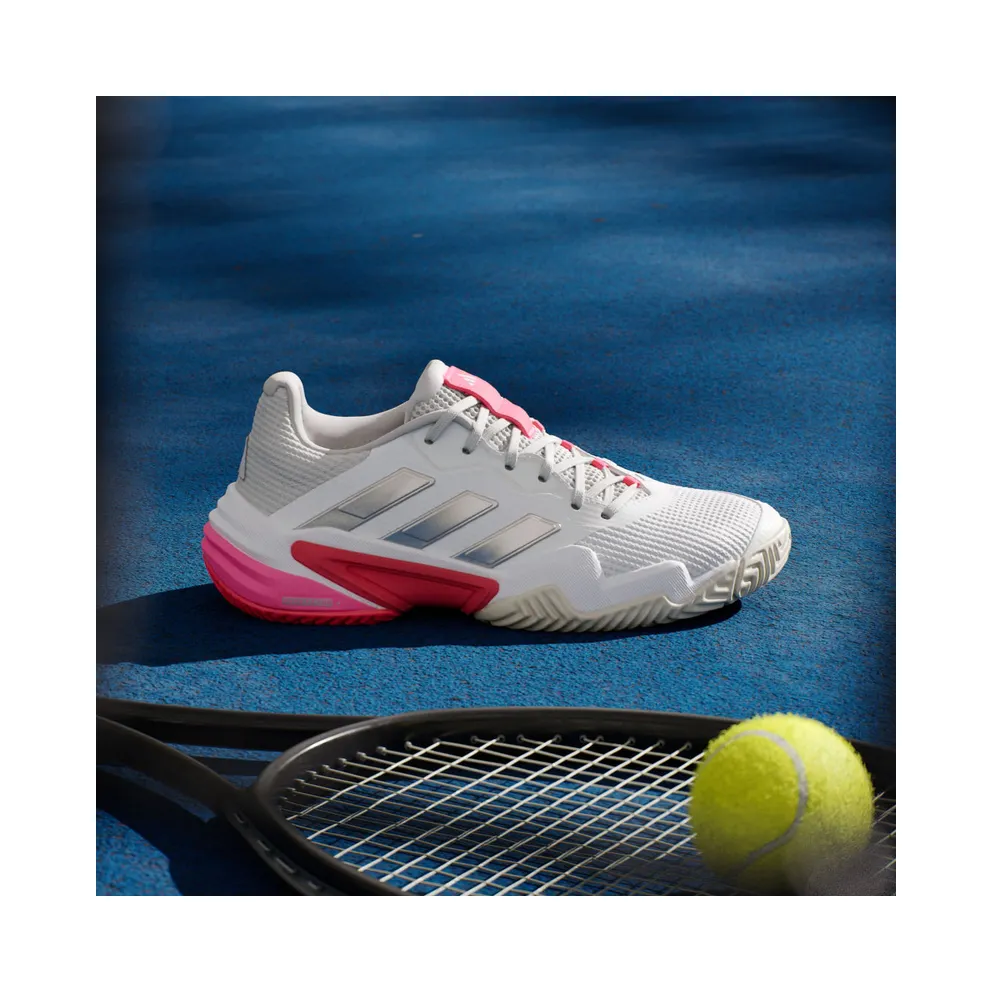 Adidas Barricade 13 Tennis Cloud White / Champagne Met. / Lucid Red (IH2967)