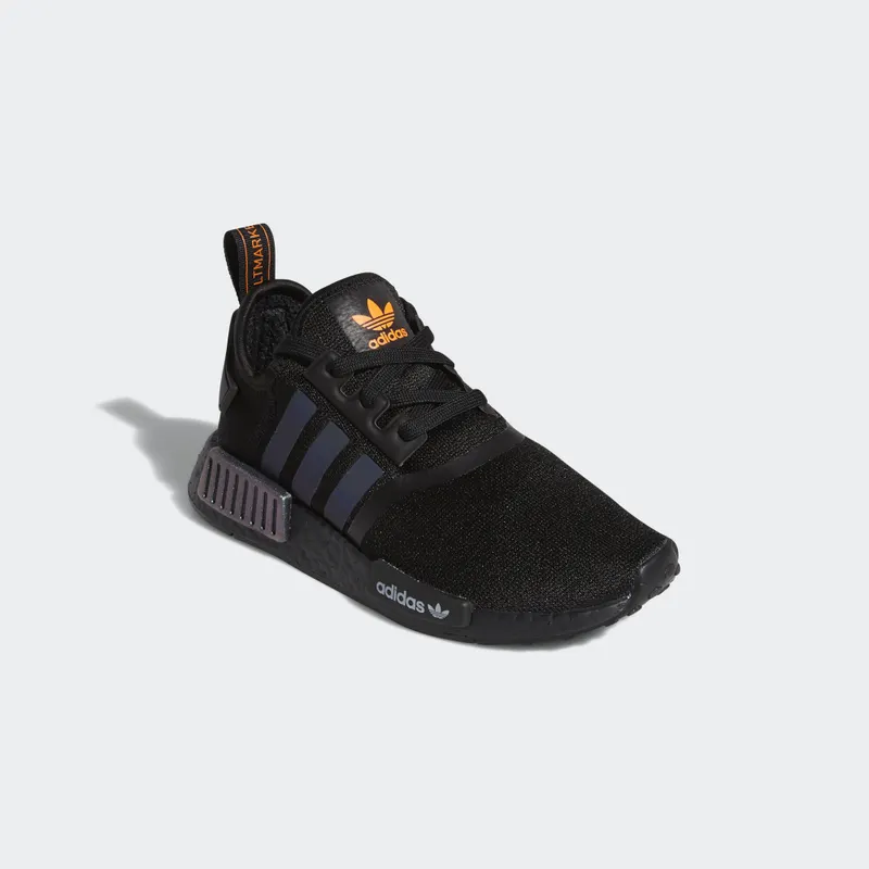 adidas NMD R1 Core Black Solar Orange (GS) Core Black/Solar Orange/Cloud White (FV8026)