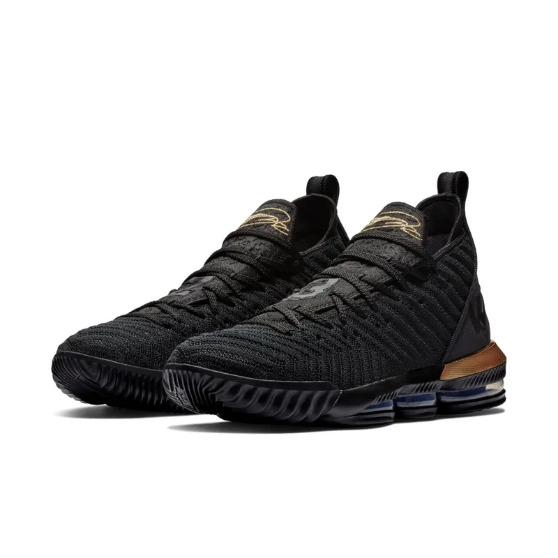 Nike LeBron 16 I’m King Black/Metallic Gold (BQ5969-007)