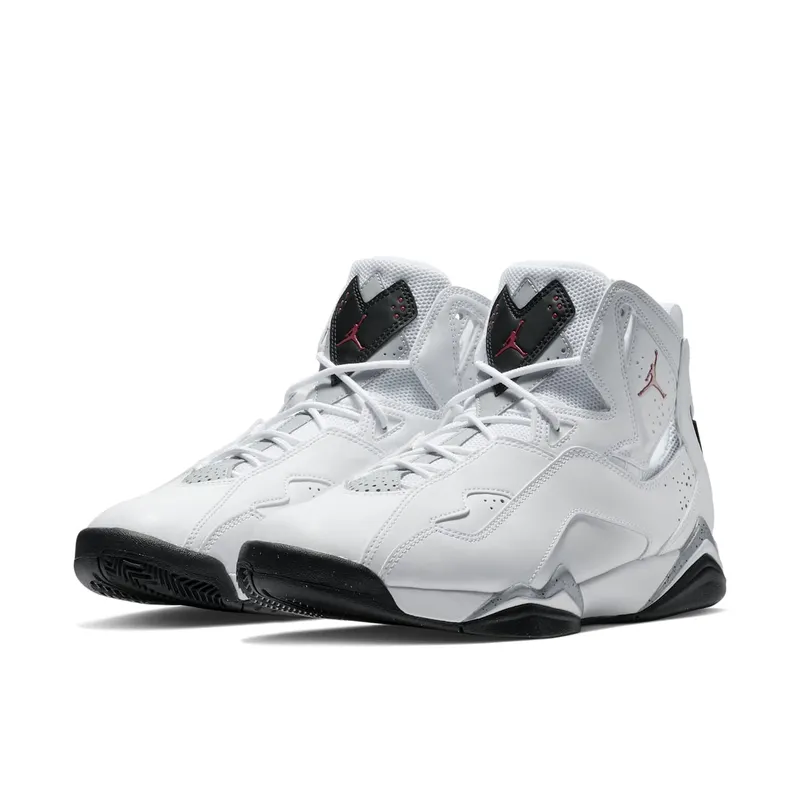 Jordan True Flight White Cement White/Gym Red-Black-Wolf Grey (342964-104)