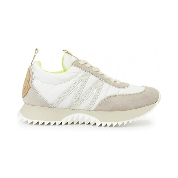 Moncler Pacey Suede Beige White (4M00140-M4156-041)