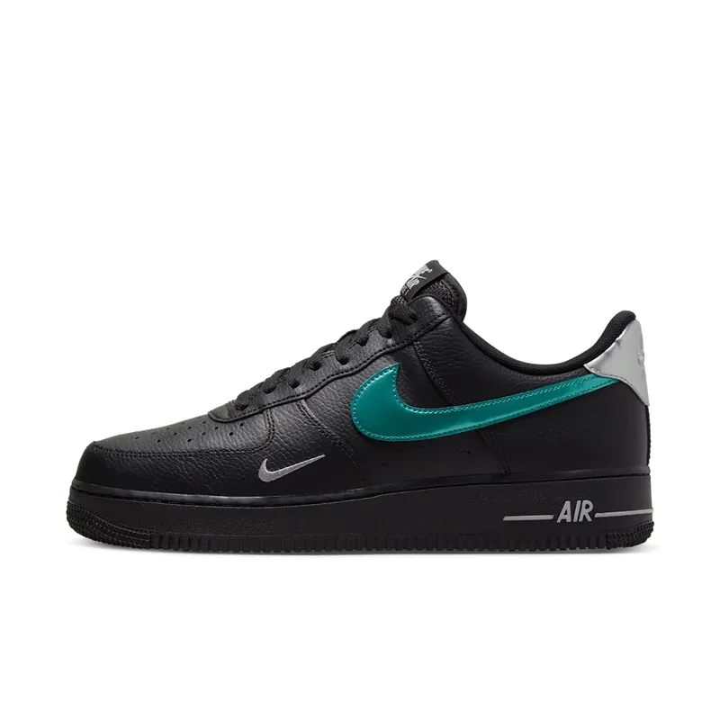 Nike Air Force 1 ’07 Low Black Blue Lightning (FD0654-001)