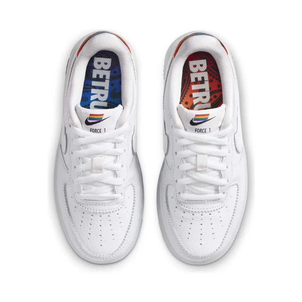 Nike Air Force 1 Low Be True 2020 (PS) White/Multi-Color-White (CW7439-100)