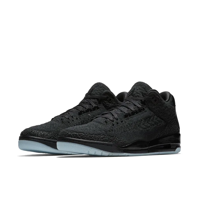 Air Jordan Nike AJ 3 III Flyknit Black (AQ1005-001)