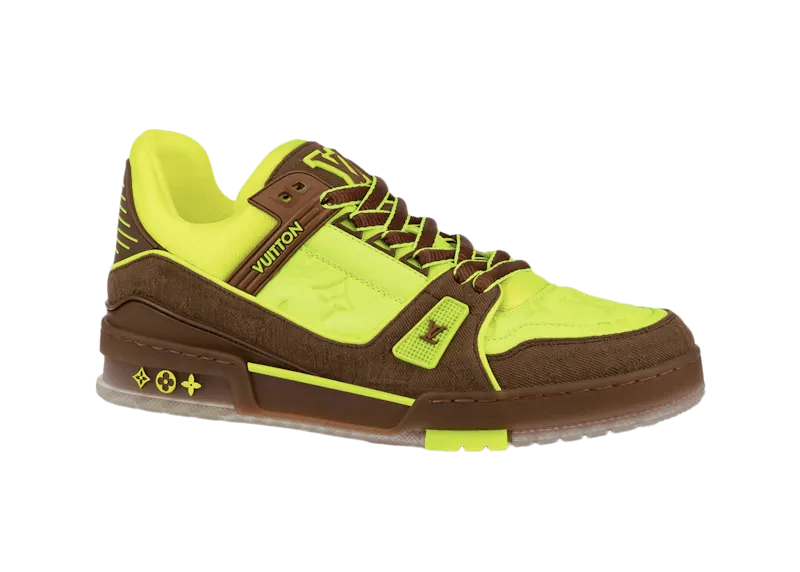 Louis Vuitton Trainer Yellow Brown (1A8Z6E)