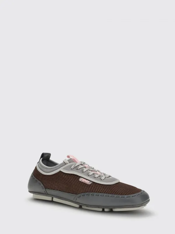 Fendi Fit in Mesh and Leather Grey (7E1853AWKLF1VAL)