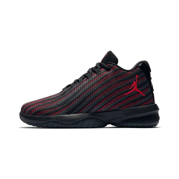 Jordan B. Fly Black Gym Red Dark Grey (GS) “Black / Dark Grey / Gym Red” (881446-005)