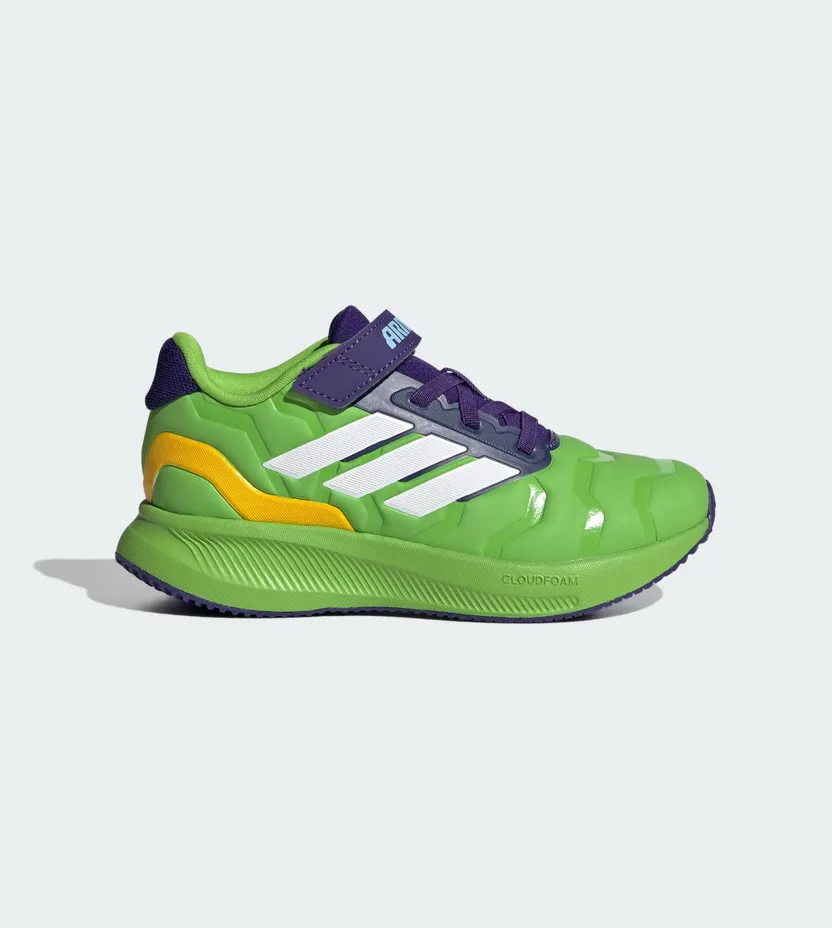Adidas adidas Iron Hulk Runfalcon 5 Kids Semi Solar Green / Cloud White / Collegiate Purple (JQ6689)