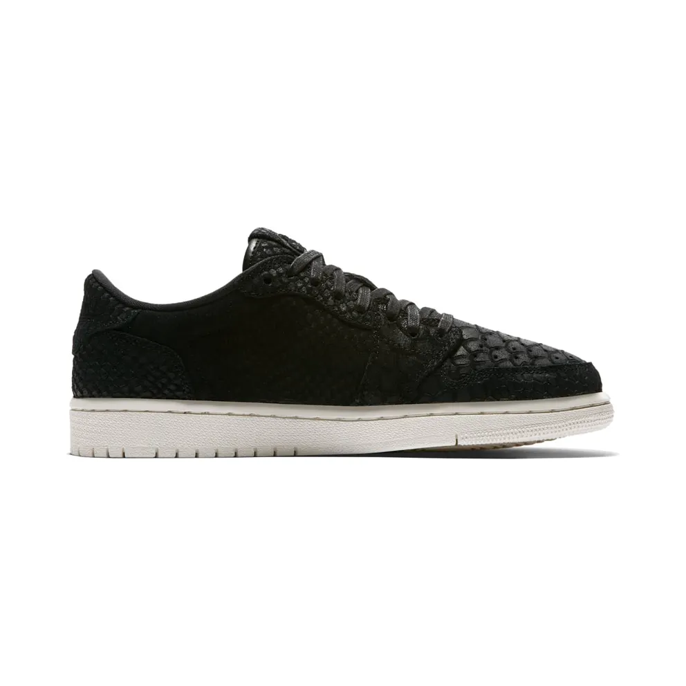 Jordan 1 Retro Low NS Black Python (W) Black/Black-Sail (AJ6004-010)