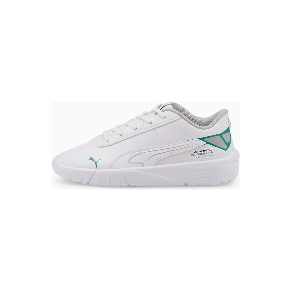 Puma Mercedes F1 Drift Cat Delta V Motorsport Shoes Kids White/Green (306921-03)