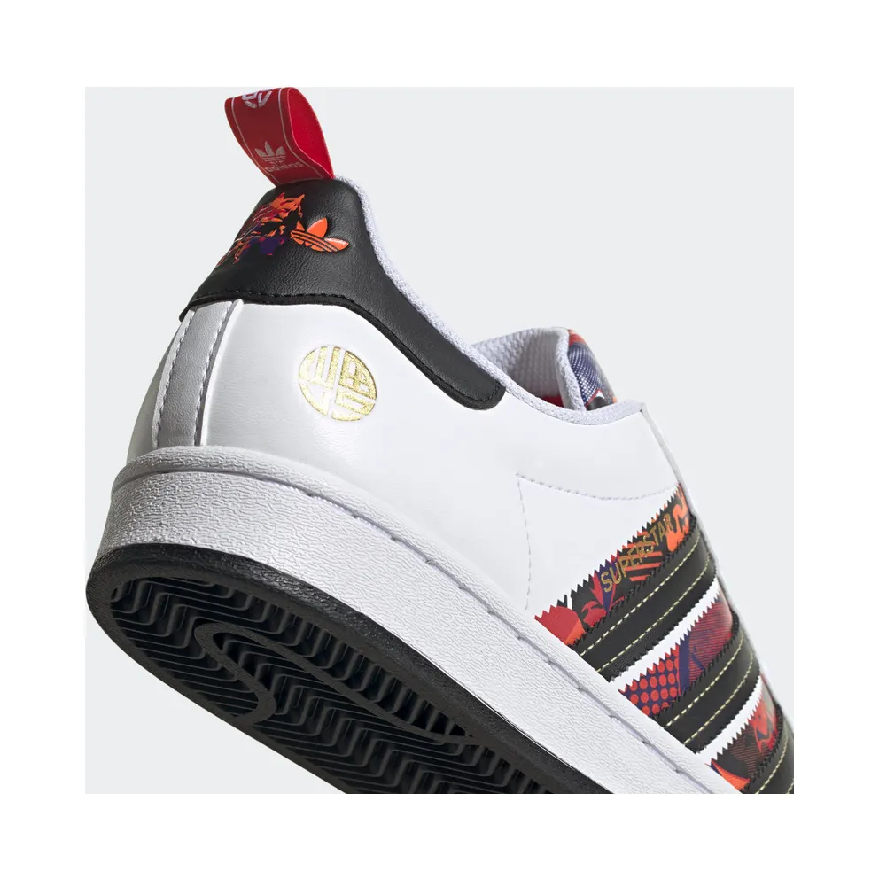 adidas Superstar Cloud White / Core Black / Scarlet (Q47184)