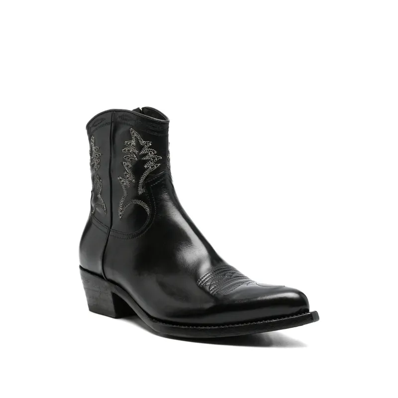 Eraldo Western-style Embroidered “Black” (SUP/U NERO)