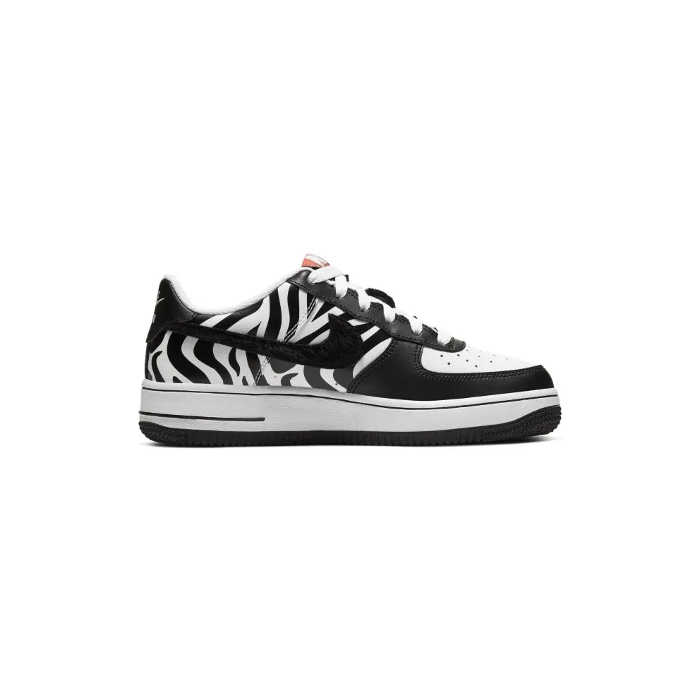 Nike Air Force 1 Zebra (GS) White/Black (CU4687-100)