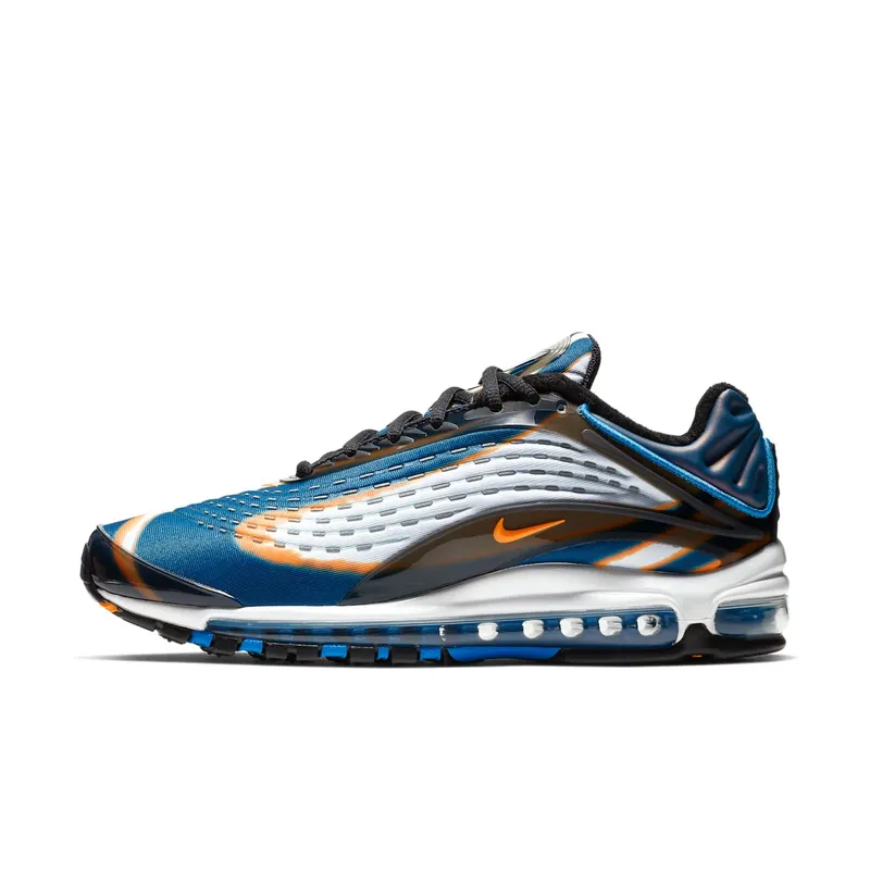 Nike Air Max Deluxe Blue Force Cool Grey/Total Orange-Blue Force-Black-Bright Grape-Cobalt Tint (AJ7831-002)