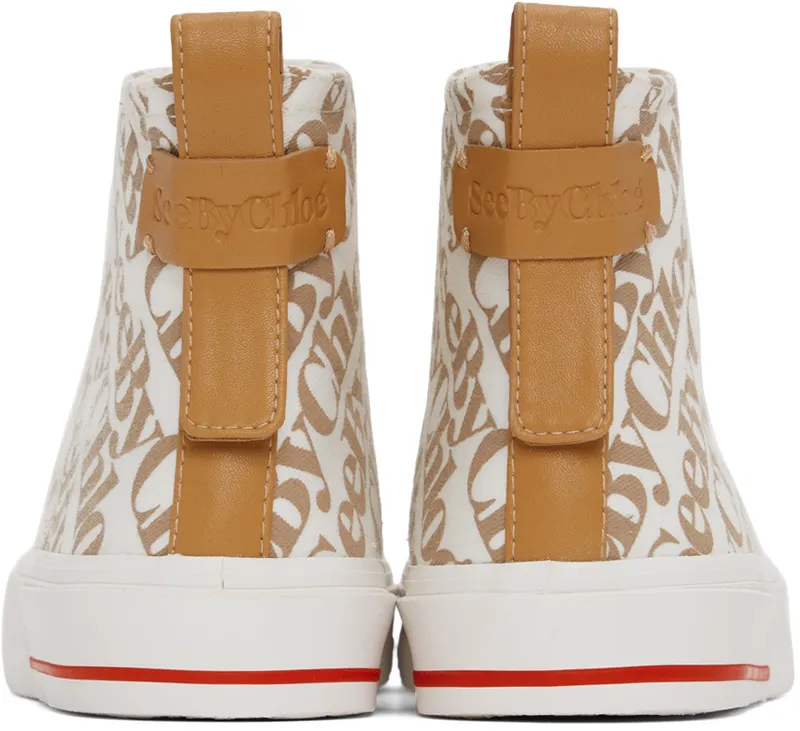 See by Chloé Off-White & Brown Aryana (SB37111A 14261)