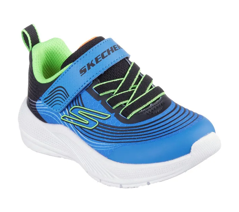 Skechers Microspec Advance Sneaker Blue/Limoen