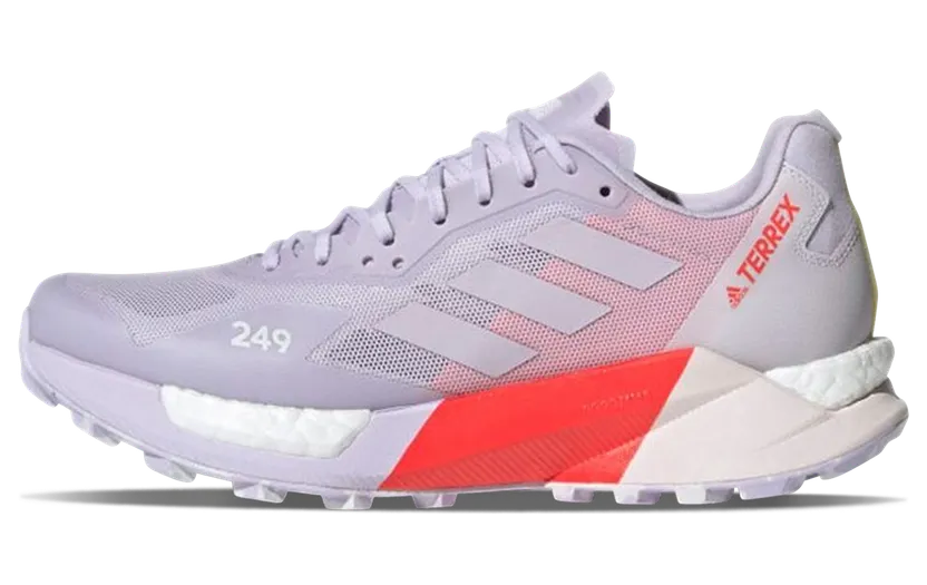 adidas Terrex Agravic Ultra Trail Running Purple Tint / Purple Tint / Solar Red (S42735)